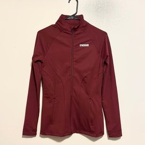 Gymshark Maroon Burgundy Training Jacket Size XS